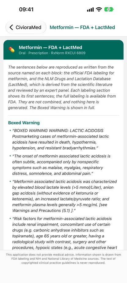 Drug label