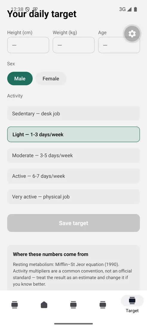 Daily target