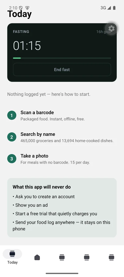 Fasting timer